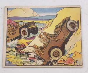 Gum Trading Card 1941 Uncle Sam -Soldier 76 Crew of Scout car EX Very Clean - Picture 1 of 12