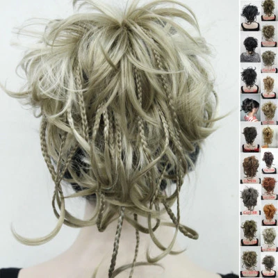 Ladies Bendable Wires Tiny Braid Claw Clip Ponytail Hair Pieces Wig Cosplay - Image 1 of 4