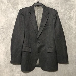 Abrigo Chaqueta Deportivo De Colección Botánica 500 Lana Traje Gris Espiga Tweed 40R EE. UU. - Imagen 1 de 13
