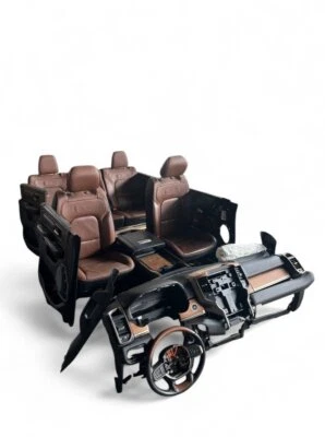 RAM 1500 Longhorn full interior set seats and trims read description - Image 1 of 4