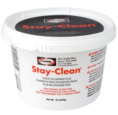 Harris Stay-Clean Paste Soldering Flux 1 lb. Jar SCPF1 - Image 1 of 2