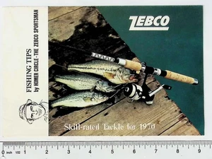 1970" ZEBCO Fishing Tackle Catalog Rods - Picture 1 of 7