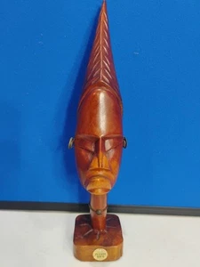 AUTHENTISCHE VON MANGBETU INSPIRIERTE HOLZSCHNITZEREI AFRIKANISCHE KUNST - Bild 1 von 15
