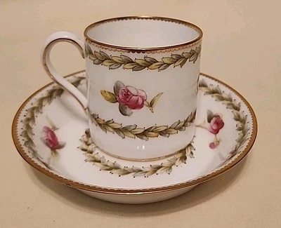Vintage Cauldon England Gilman Collamore Demitasse Cup and Saucer Set - Image 1 of 4
