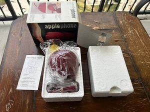 Vintage 1985 Apple Phone Red Fruit Drucktasten Festnetztelefon Neu in OVP - Bild 1 von 15