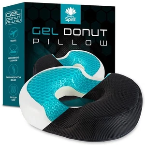 Gel Donut Pillow| Lifting Cushion | Donut Cushion for Tailbone Hemorrhoid Cus... - Picture 1 of 9