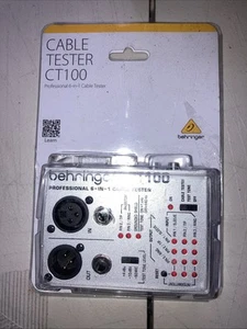 Behringer CT100 6-in-1 Cable Tester New In Package Audio Tone Test - Afbeelding 1 van 11