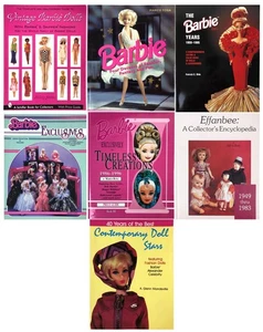 Lote de 7 Barbie Effanbee etc Libros Coleccionistas Muñecas Ropa Accesorios Precios - Imagen 1 de 24