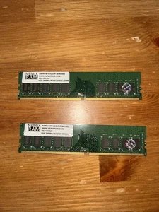 MD21300-628 NEMIX 16GB DDR4-2666MHz PC4-21300 Non-ECC X2 - Picture 1 of 2