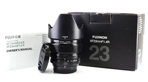 Fujifilm XF 23mm F1.4 R Autofocus Prime Fuji Lens Front & Rear Cap & Hood Boxed - Picture 1 of 16