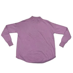 Madewell Ashbury Mock Neck Sweater Boxy Fit Lilac Purple MC027 - Size XXS - Bild 1 von 8