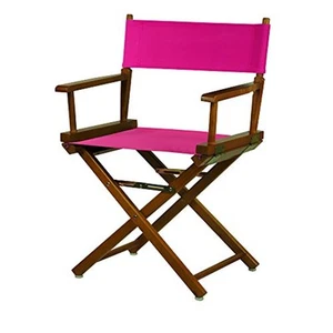 Casual Home 18" Director's Chair Honey Oak Frame-Magenta Canvas - Picture 1 of 1