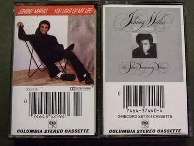 Johnny Mathis: You Light Up My Life & The First 25 Years Cassettes Play Tested - Image 1 of 4
