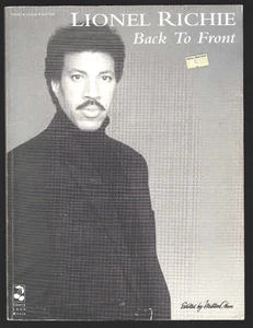 Lionel Richie Back To Front Sheet Music Book - Picture 1 of 4