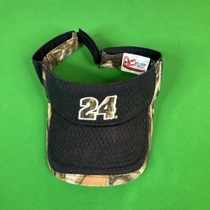 Jeff Gordon 24 Nascar Racing Real Tree Camo Sun Visor Hat Cap - Picture 1 of 8