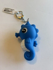 Cutie LED Keychain Seahorse Flashlight Squeaks New With Tags - Picture 1 of 5