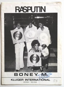Partition vintage sheet music BONEY M : Rasputin * 70's Disco - Picture 1 of 1