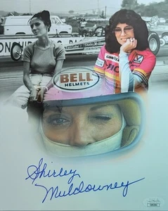 Shirley Muldowney Signed 8x10 Photo Autographed JSA COA NHRA Drag Racing - Picture 1 of 1