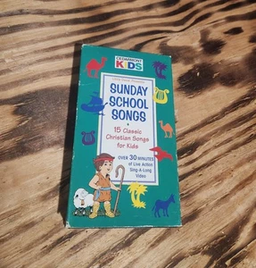 Cedarmont Kids Sunday School Songs VHS 15 Christian Songs for Kids - Picture 1 of 4