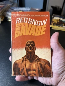 Doc Savage #38 Red Snow By Kenneth Robeson 1969 Bantam Pulp Novel 60s - Picture 1 of 5