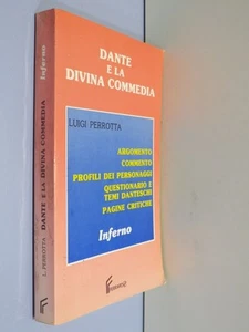 DANTE E LA DIVINA COMMEDIA INFERNO commento profili questionario Perrotta 1988 - Picture 1 of 1