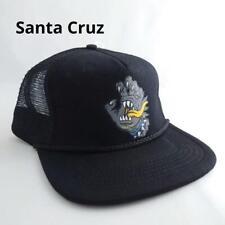 Santa Cruz CAP Meek OG Slasher Hand Black Trucker Hat Black Unused japan