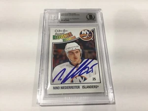 Nino Niederreiter Signed Autographed Card Slabbed Encapsulated Beckett BAS COA b - Picture 1 of 2