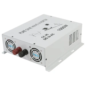 1000W Pure Sine Wave Inverter 12V DC to AC  110V 120V Power 2000W Peak Car Truck - Picture 1 of 6
