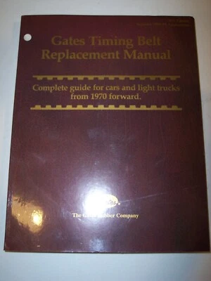 NOS Gates Timing Belt Replacement Manual 1970 - 1994 for Cars & Light Trucks - Imagem 1 de 3