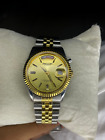 Vintage Ricoh President Automatic Men's Watch DAY DATE 21 Jewels