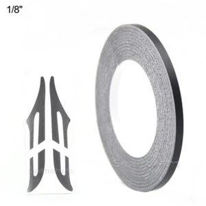 1/8" 3mm 32ft Matte Black DIY Body Pin Stripe PinStriping Decal Vinyl Sticker  - Picture 1 of 7