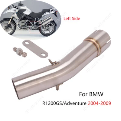 Tubo de escape medio 51 mm para motocicleta BMW R1200GS/R1200GS Adventure 2004-2009 Foto 1 de 4