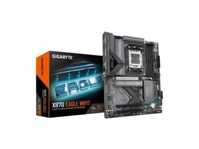 GIGABYTE X870 EAGLE WIFI7 AM5 LGA 1718, ATX, DDR5, 4x M.2, PCIe 5.0, USB4, Wi-Fi - Image 1 of 4