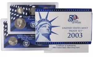 2003 Clad Proof Set U.S. Mint Original Government Packaging OGP COA - Picture 1 of 1