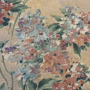 VINTAGE Interior Fabric Design Inc 1987 Floral Cotton Fabric 5 Yards - Picture 1 of 11