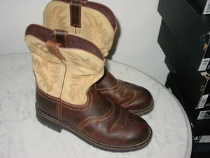 Mens Justin WK4660 Soft Toe Brown Work Boots! Size 11 (Wide) - Picture 1 of 12