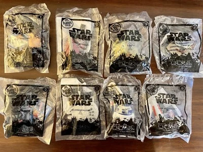 Star Wars McDonalds Happy Meal Toys 2010 Nuevo Juego Completo De 8 Foto 1 de 4