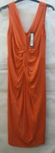 Robert Rodriguez Black Label Damen Bleistiftkleid Orange Baumwolle Gr. 4 Neu U-2 - Bild 1 von 7
