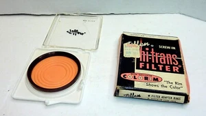 TIFFEN HI -TRANS Screw In Filter Color 85C Orange/Pink - SF 733 See Photos - Picture 1 of 13