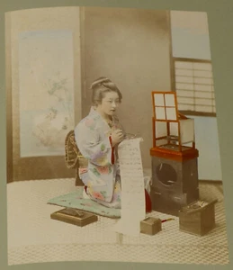 Japan Illustrated Described V.8 3 albumen photos color collotype by K. Ogawa - Bild 1 von 4