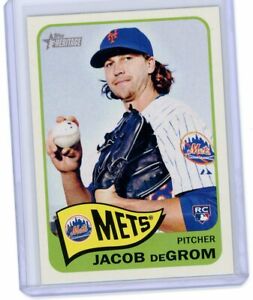 2014 Topps Heritage High Number Baseball Rookie #H549 Jacob deGrom