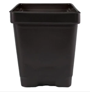 Square Nursery Pot - Set of 16 - 3.25" x 3.25 x 3.5" Tall plastic - Picture 1 of 2