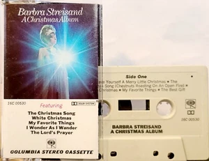 Barbra Streisand A Christmas Album Cassette - Picture 1 of 1
