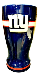 New York Giants 16 oz Ceramic Pilsner Beer Glass - NFL Team Drinkware - Picture 1 of 2