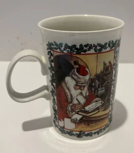 Tazza da caffè natalizia Babbo Natale di Dunoon in gres - Foto 1 di 3