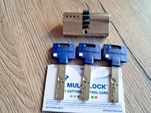 MUL-T-LOCK Interactive+ Lucchetto Alta Sicurezza con Ruota Ingranata .3 Chiavi e Carta d'Identità - Foto 1 di 4