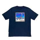 NEW KANGOL T-shirt TEE ESTABLISHED Male S Blue - KAS23-TSH13-139-S