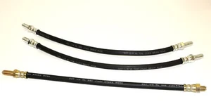 CAR SET OF FLEXIBLE RUBBER BRAKE HOSES ALFA ROMEO GIULIA 1963 - 1966 - Picture 1 of 1