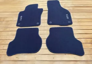 For vw Golf MK5 GTI Floor mats carpet Dark Blue 4pcs 2003-2008 Velour - Picture 1 of 2