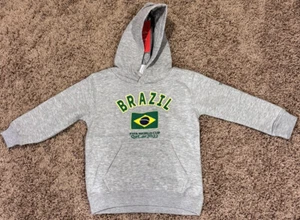 FIFA World Cup 2022 Brazil Kids Hoodie, Size 5/6 - Picture 1 of 4